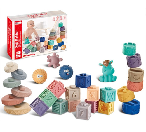 op 202142746 set de jucării din silicon (27 buc.)Набор силиконовых игрушек (27 шт.)