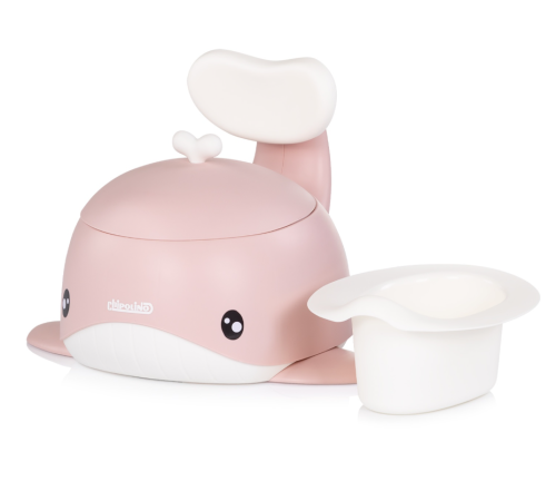 chipolino gwha02504pi oală cu capac "balenă" roz