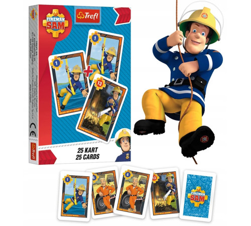 trefl 08480 Карточная игра для детей "Пожарный Сэм"