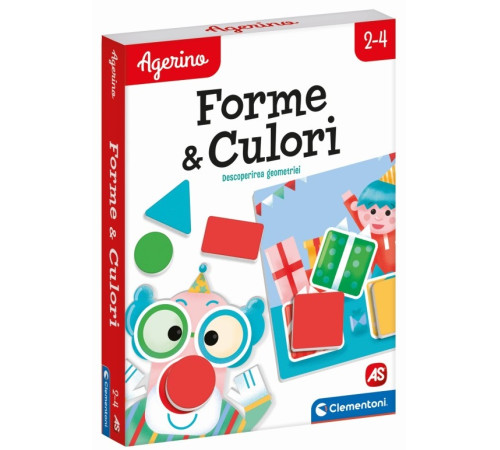 as kids 1024-50835 Развивающая игра agerino "Формы и цвета" (рум.)