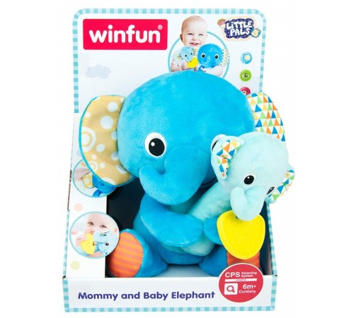 Детский магазин в Кишиневе в Молдове Winfun 46304 Плюшевая игрушка "Мама и Ребенок Слон" Детский магазин в Кишиневе в Молдове winfun 46304 Плюшевая игрушка "Мама и Ребенок Слон"
