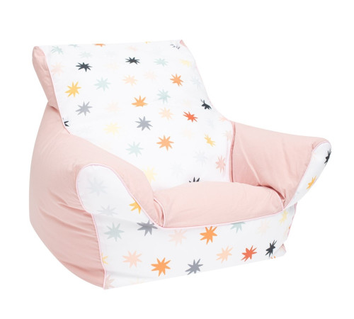  new baby  52582  Детское кресло с наполнителем из полистирольных шариков (розовый)