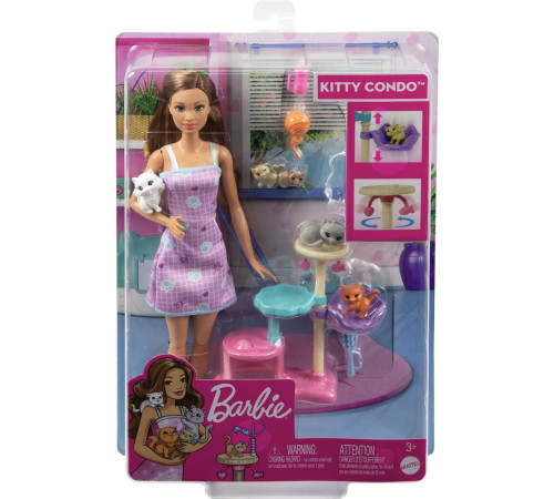 barbie hhb70 papusa barbie cu animale de companie