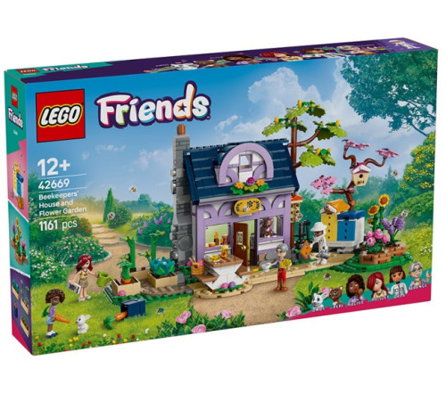  lego friends 42669 constructor "casă apicultorului și grădină cu flori" (1161 el.)