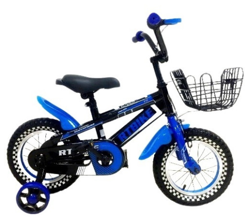  Велосипед "rtbike 12" чёрный\синий
