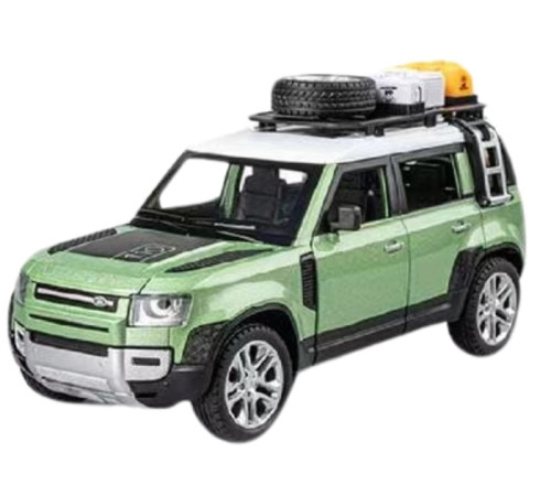  che zhi cz607b mașină metalică land rover defender (1:24) cu lumini și sunet zja357769