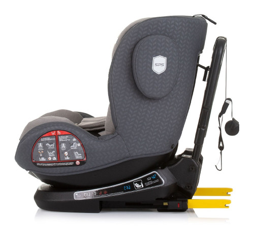 chipolino scaun auto "i-size isofix 360 peak" stkpk02402gn (40-150 cm.) granite