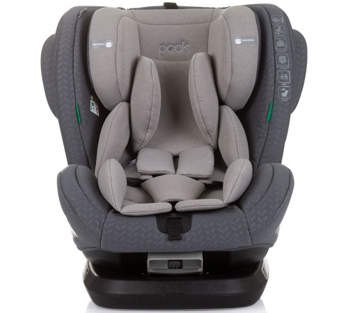 chipolino scaun auto "i-size isofix 360 peak" stkpk02402gn (40-150 cm.) granite