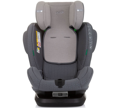 chipolino scaun auto "i-size isofix 360 peak" stkpk02402gn (40-150 cm.) granite