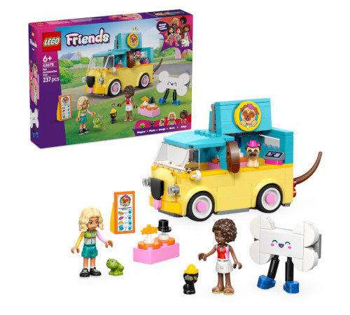 lego friends 42678 constructor "furgonetă pentru transportul produselor zoologice" (237 el.)