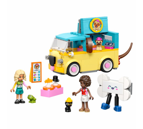lego friends 42678 constructor "furgonetă pentru transportul produselor zoologice" (237 el.)