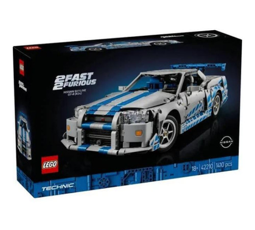  lego technic 42210 constructor "nissan skyline gt-r" (1410 el.)