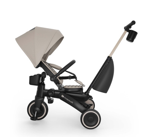 kinderkraft triciclu pliabil jazz 3 (bej)