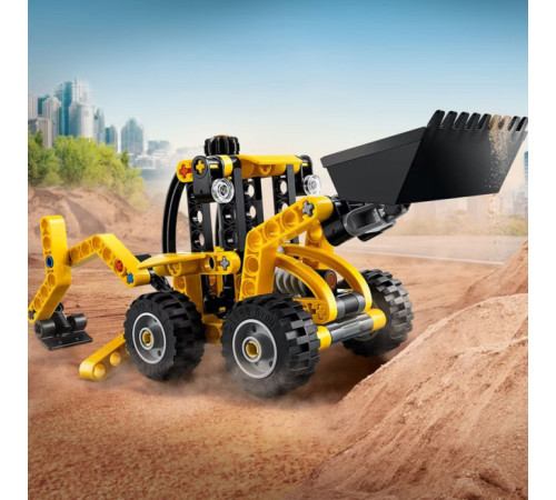 lego technic 42197 Конструктор "Экскаватор-погрузчик" (104 дет.)