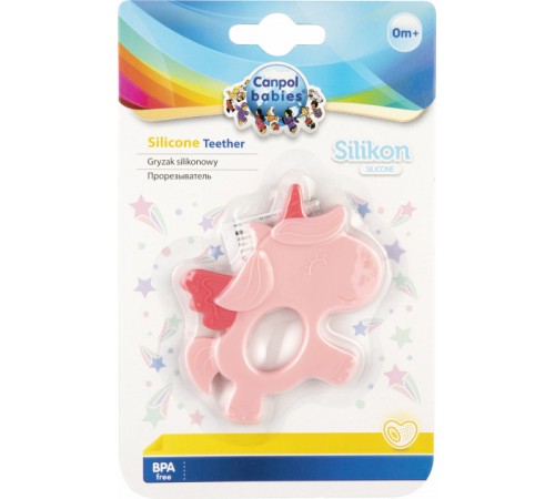 canpol 51/007 Прорезыватель силиконовый "Единорог" в асс.