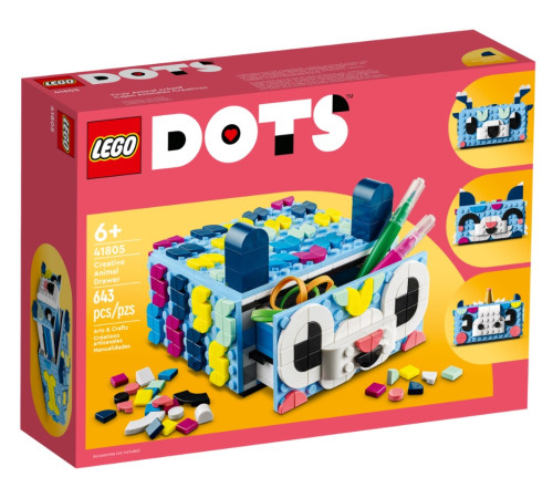  lego dots 41805 constructor "cutie creativa - animale" (643 el.)