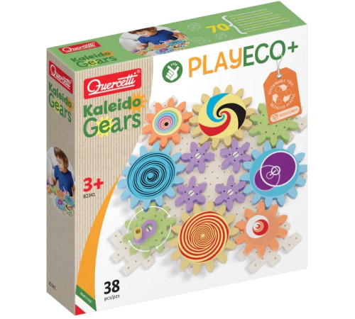 quercetti  82341 constructor "kaleido gears"