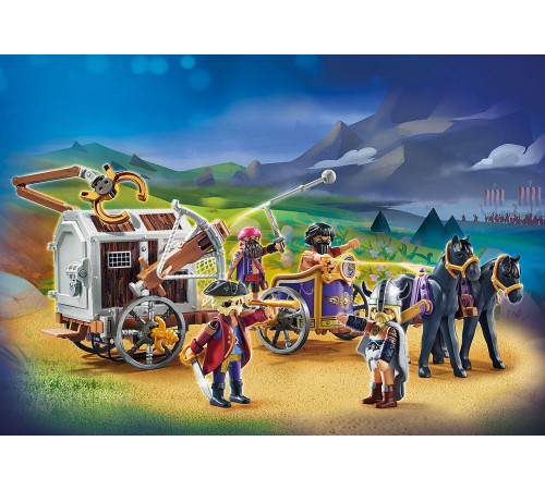 playmobil 70073 Конструктор "Чарли с тюремной повозкой" (65 дет.)