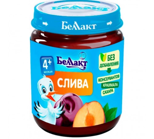 Детское питание в Молдове Беллакт Пюре из слив 100 гр. (4 м. +) Беллакт Пюре из слив 100 гр. (4 м. +)