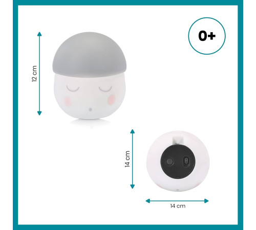 babymoov a015026 lampă de veghe din silicon "squeezy"