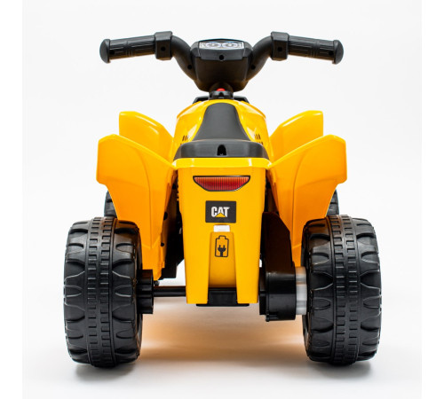 baby mix 54954 atv electric pentru copii cat (galben)