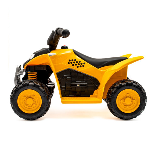baby mix 54954 atv electric pentru copii cat (galben)