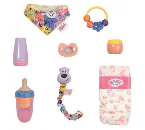  zapf creation 830826 set de accesorii pentru baby born "starter set"
