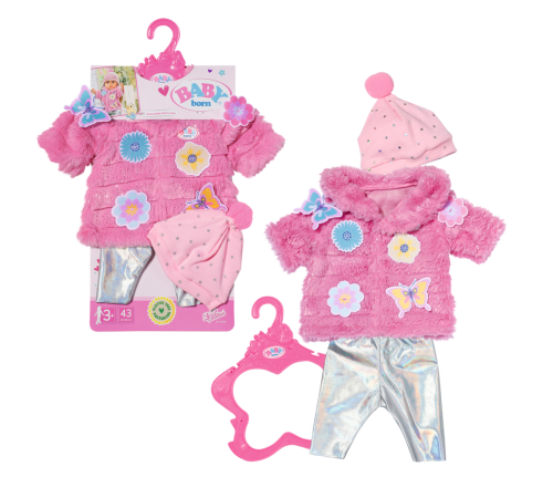 Детский&nbsp;магазин в Кишиневе в Молдове zapf creation 833834 Набор одежды "baby born pink coat" (43 см)