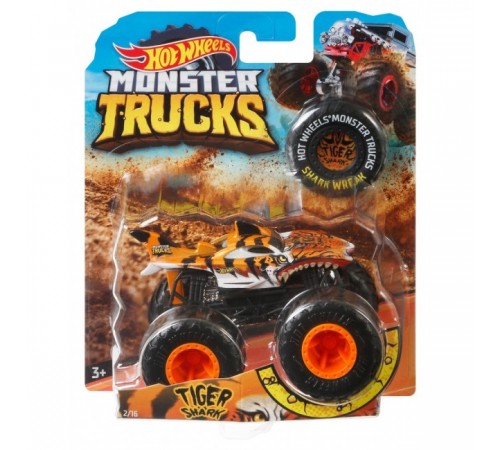 hot wheels fyj44 Базовая машинка-внедорожник 1:64 серии "monster trucks" (в асс.)