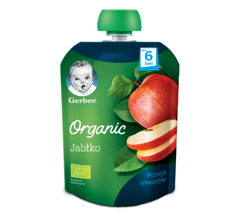 Gerber Organic Пюре "Яблоко" 90 гр. (6м +) Детское питание в Молдове gerber organic Пюре "Яблоко" 90 гр. (6м +)