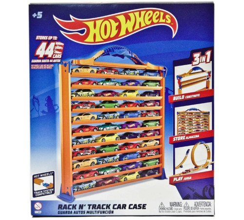 Hot Wheels HWCC9B Портативный кейс-автотрек для хранения машинок  hot wheels hwcc9b Портативный кейс-автотрек для хранения машинок