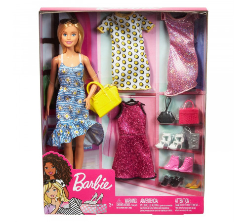 barbie gdj40 Кукла Барби "Мода" с аксессуарами