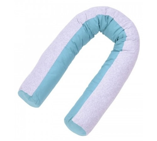  veres 302.01.3 Подушка для кормления "comfort long velour grey-tiffany" (170х75 см.)