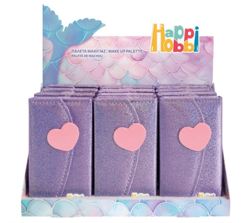 as kids 1081-60005 trusă de machiaj pentru copii &icirc;n formă de portofel happihobbi