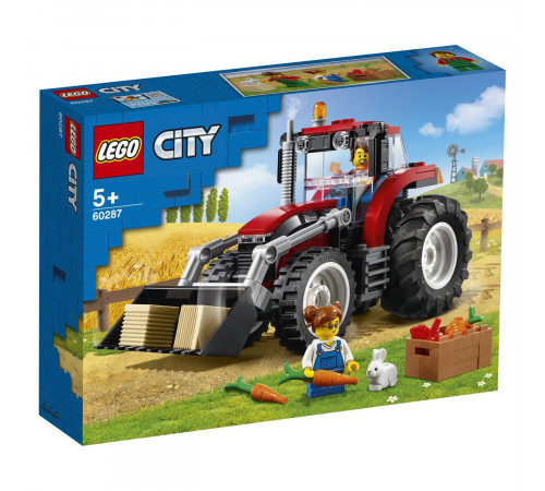 Детский магазин в Кишиневе в Молдове lego city 60287 Конструктор "Трактор" (148 дет.)