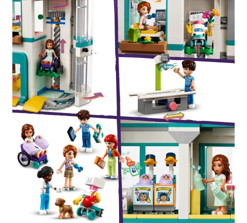 lego friends 42621 constructor "spitalul orasului heartlake" (1045 el.)