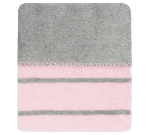 Womar Zaffiro Patura de bumbac (75х100 cm.) dungi/roz-gri  womar zaffiro patura de bumbac (75х100 cm.) dungi/roz-gri
