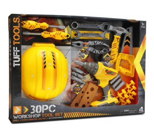 Jucării pentru Copii - Magazin Online de Jucării ieftine in Chisinau Baby-Boom in Moldova tuff tools 51044lt set instrumente cu cască (30 el.)