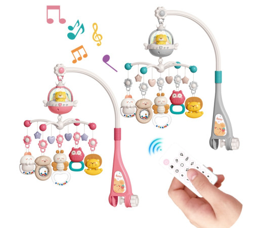 bibiin toys 6052 Музыкальная карусель с проектором и пультом (в асс.)
