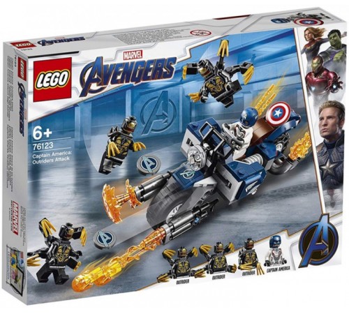Детский магазин в Кишиневе в Молдове Lego Avengers 76123 Конструктор "Капитан Америка: Атака Аутрайдеров" (167 дет.) Детский магазин в Кишиневе в Молдове lego avengers 76123 Конструктор "Капитан Америка: Атака Аутрайдеров" (167 дет.)