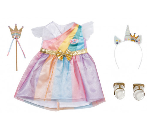  zapf creation 832028 Набор одежды для куклы "baby born fantasy deluxe princess" (43 см.)