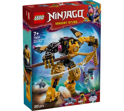 Jucării pentru Copii - Magazin Online de Jucării ieftine in Chisinau Baby-Boom in Moldova lego ninjago 71839 constructor "robotul de luptă spinjitzu al lui arin" (213 el.)