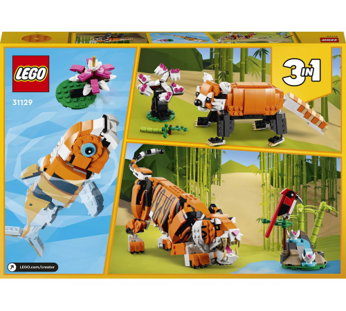 lego creator 31129 constructor "majestic tiger" (755 el.)