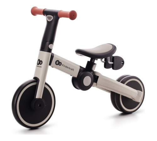 kinderkraft run bike 3-in-1 4trike silver