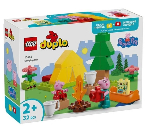 lego duplo 10452 constructor "camping trip" (32 el.)