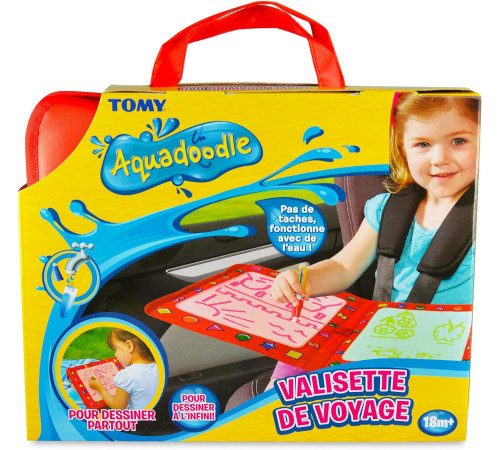  tomy t6659 sac de desen aqua "aquadoodle" rosu