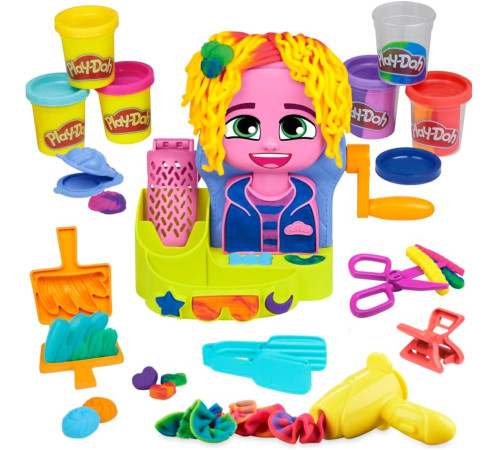 play-doh f8807 set de joc "salon de coafură"