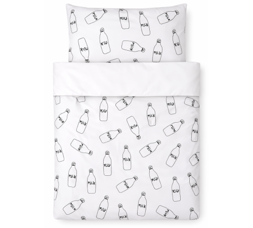  veres 154.5.04.3 lenjerie de pat "flanelă sticluțe" (3 buc.)