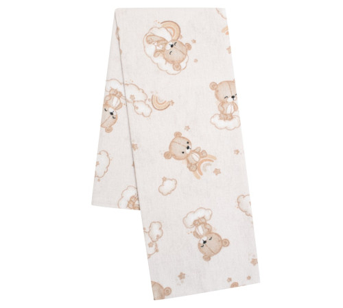new baby 56594 pelinca flanel "ursuleț" bej