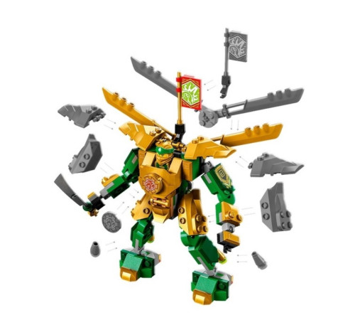 lego ninjago 71781 Конструктор "Битва роботов Ллойда evo" (223 дет.)
